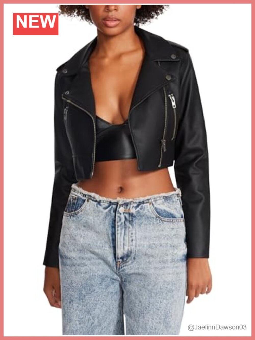 Steve Madden Molly Coat Aviator Casual Jacket Zip Closure